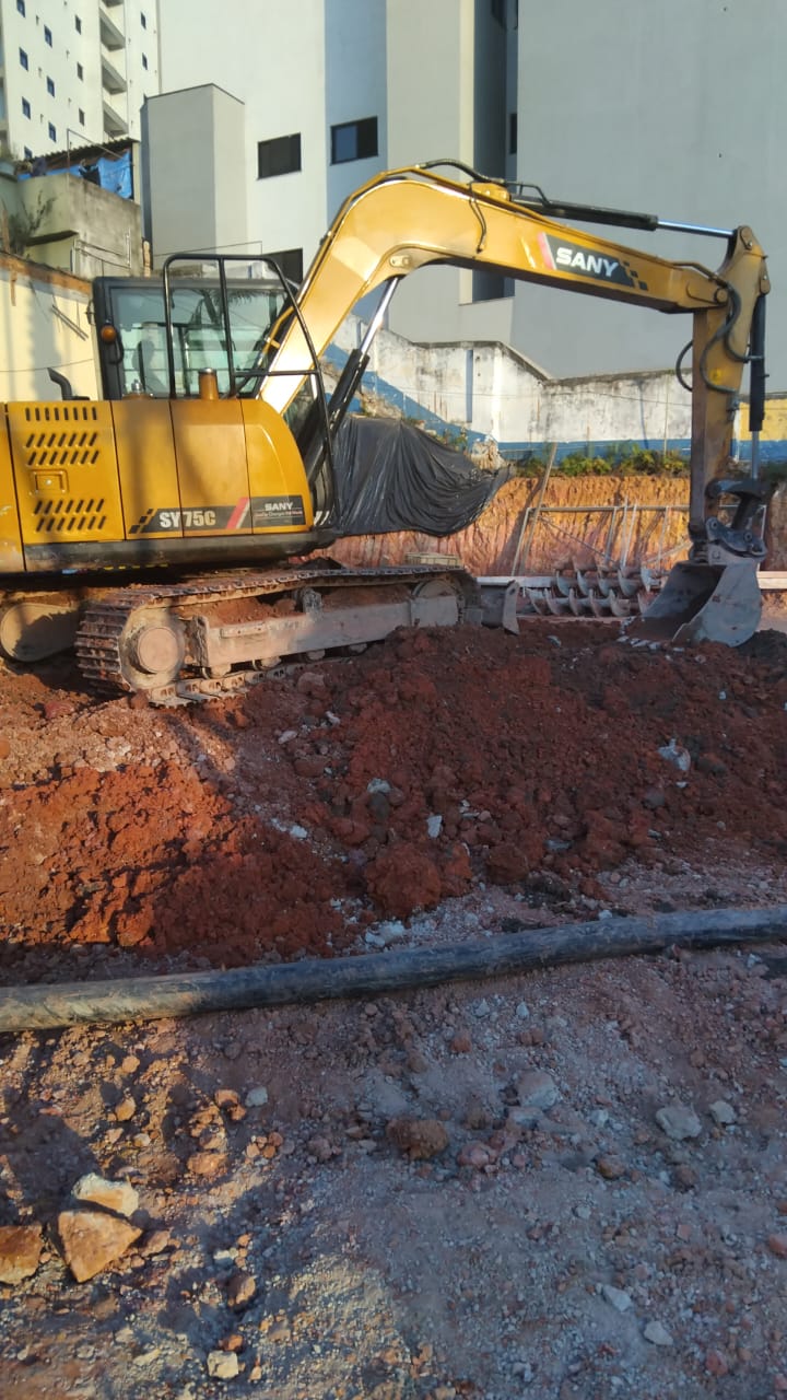 Terraplanagem em grande escala